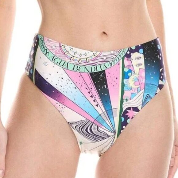 Agua Bendita Penelope Eter bikini bottom swim mystical celestial pink new 3X - Picture 1 of 5